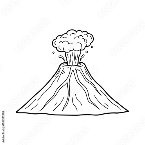 Volcanic Eruption Mountain Landscape