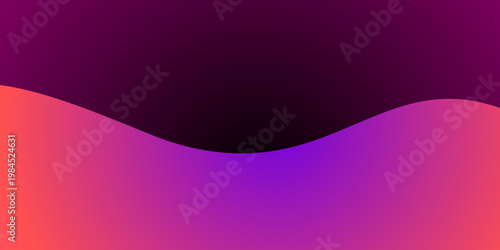 Purple Gradient Smooth Abstract Landscape