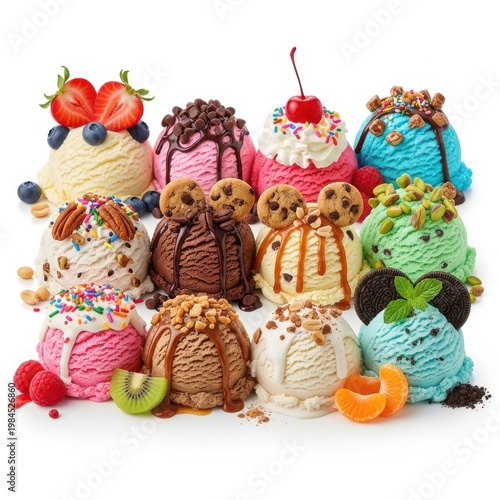 A visually stunning abstract composition made of colorful geometric blocks arranged in a circular pattern.