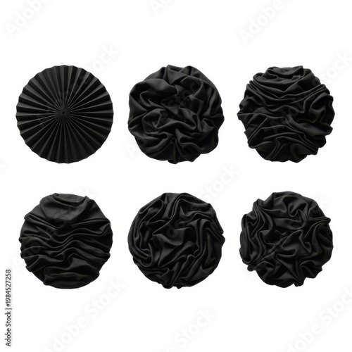 Chessboard patterns of black and white squares in circular arrangements