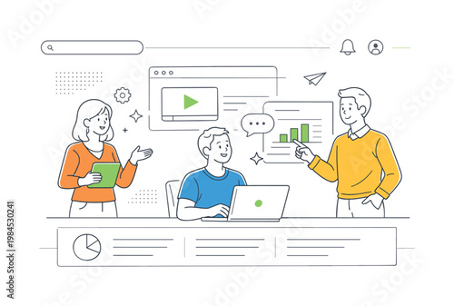 Digital interface design and background styling in a technology environment where subtle visual effects improve readability and user experience, visualized through two or