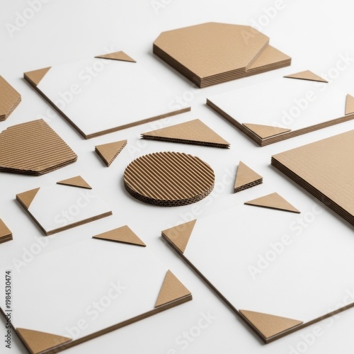 Architectural visualization of a modern urban area with diverse buildings