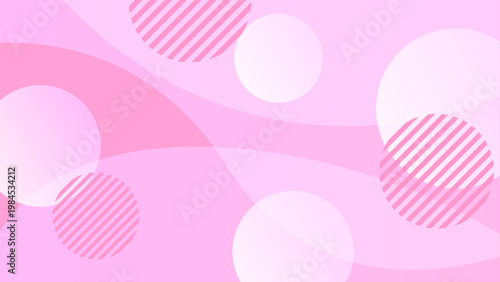 ポップでかわいいピンク色の背景