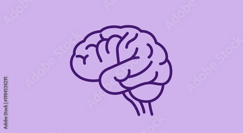 Conceptual illustration of the human brain representing intelligence, cognition, and neuroscience