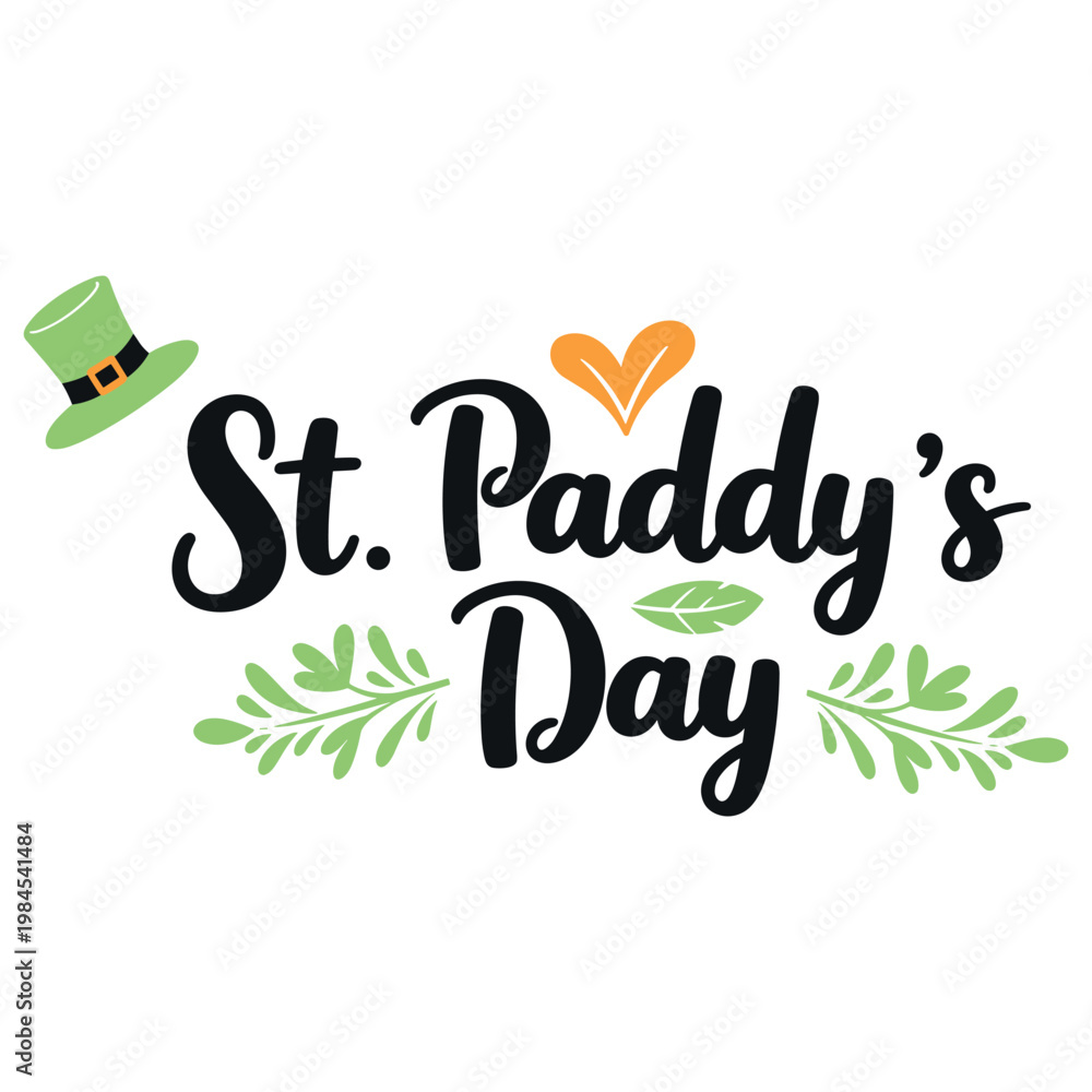 Obraz premium St Patrick’s Day typography design