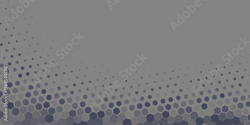 Abstract background with black 3d hexagons. 3d render illustration