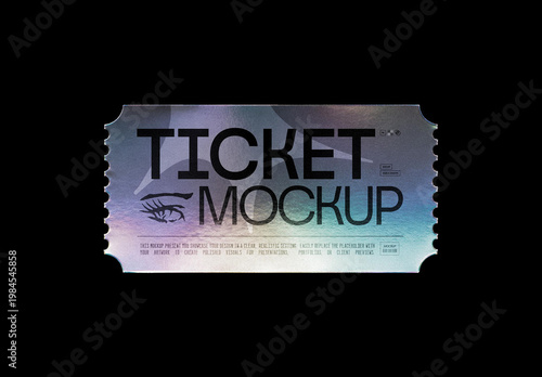 Ticket Mockup — Concert Branding Presentation (PSD)