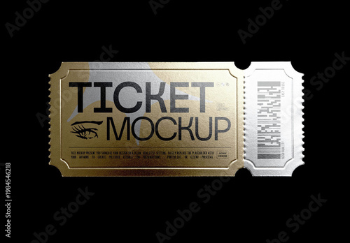 Ticket Mockup — Event Branding Presentation (PSD)