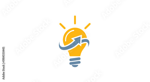 Conceptual illustration of an innovative idea, creative thinking, inspiration, solutions