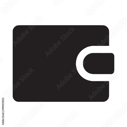 Wallet Icon for Finance or Mobile Payments