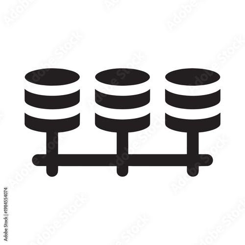 Database Connection Server Vector Graphics