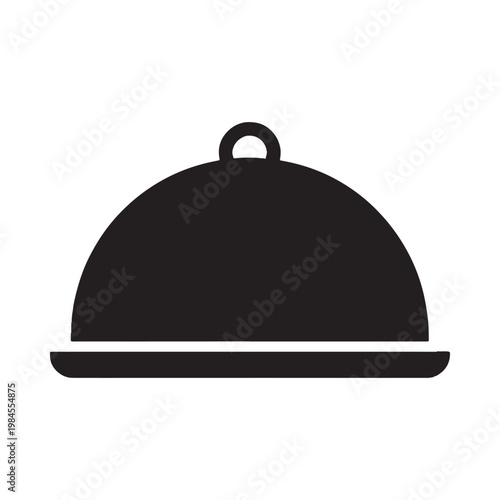 Food Cloche Serving Dish Illustration