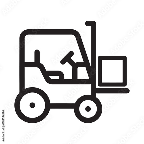 Forklift Truck Handling Product Package Line