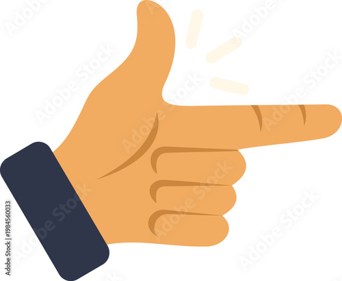 Hand clicking fingers, creating a quick snap sound effect