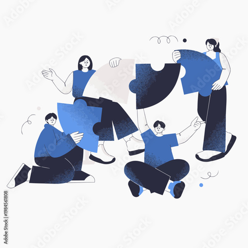 Team building illustrations and exercises