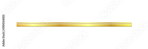 Free Download Golden horizontal line transparent PNG background shiny 3d luxury decorative glossy metallic bar elegant ornament for wedding card design premium art element - GFXLoad