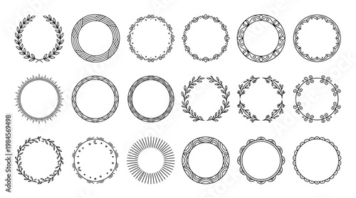 Collection of various gear wheel designs.
