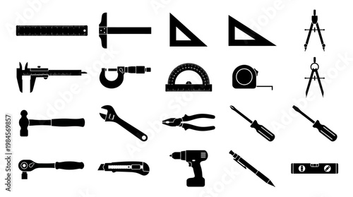 Collection of various hand tools.