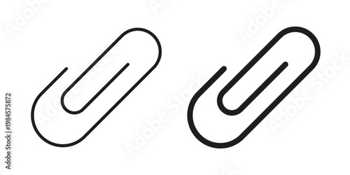 Clip icon graphic vectors for website design