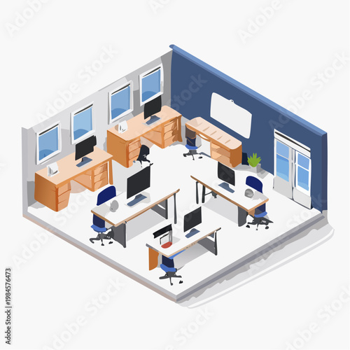 interior of office in building