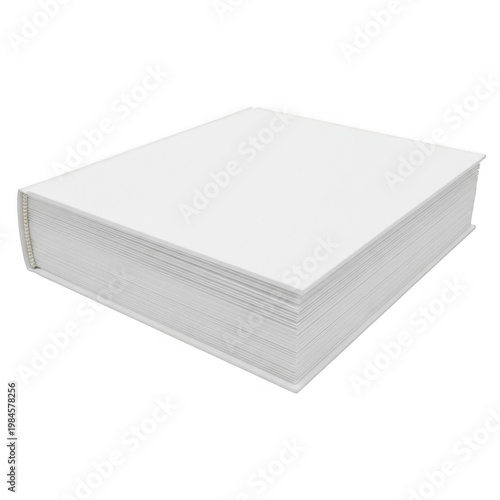 A sleek and modern minimalist white rectangular box with clean edges. isolated on transparent background