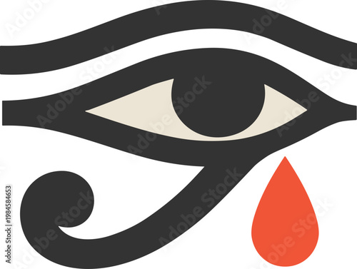 Eye of Horus With Tear