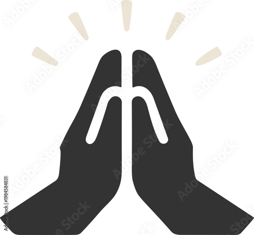 Praying Hands Icon