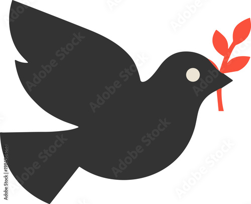 Dove Carrying Olive Branch