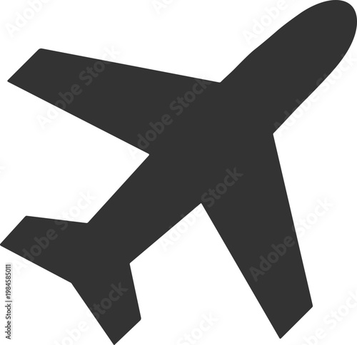 Airplane Silhouette Icon