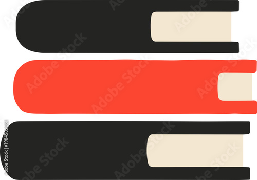 Stack of Books Illustration
