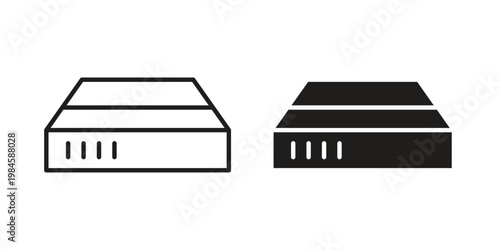 Hard Disk icon graphic vectors for website design