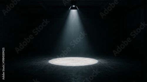 Spotlight on Empty Space Background
