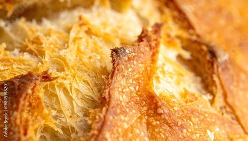 Close-up of a delicious baked pastry.