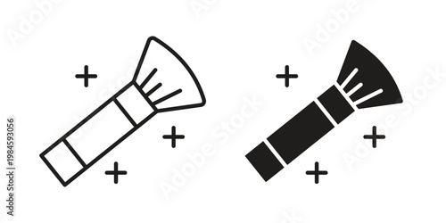 Makeup brush icon graphic vectors for website design