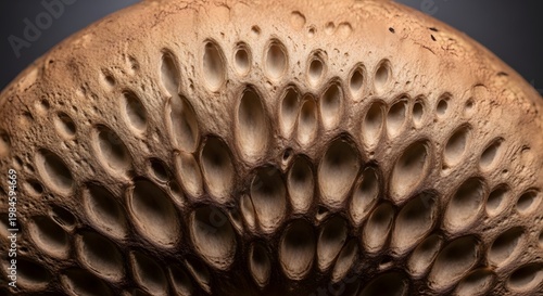 Close up of a sea urchin shell with spines and textural details