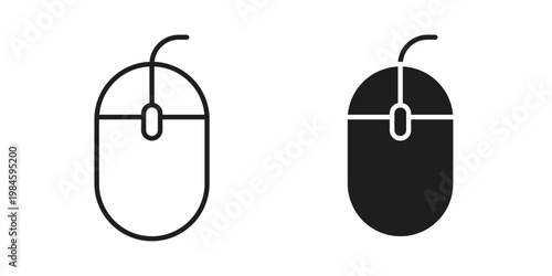 Mouse icon graphic vectors for website design