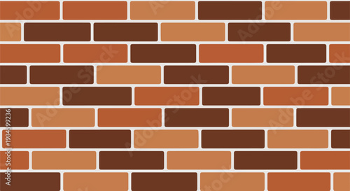 two-tone brick wall pattern close up