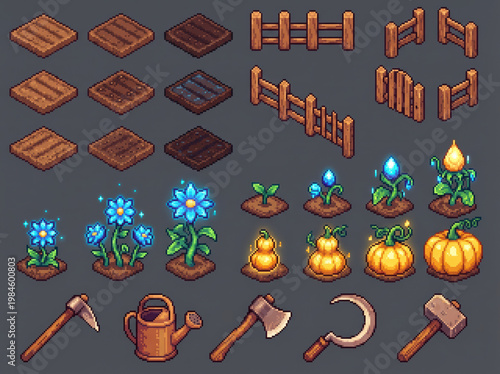 Farm game assets