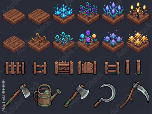 Farm game assets
