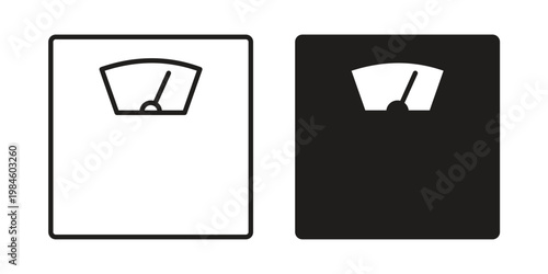 Scale icon graphic vectors for website design