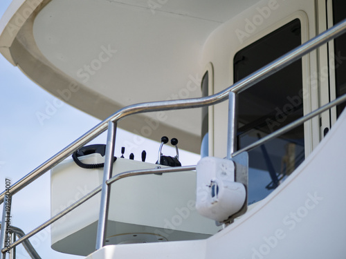 Detail of Control ferry gear in la spezia gulf