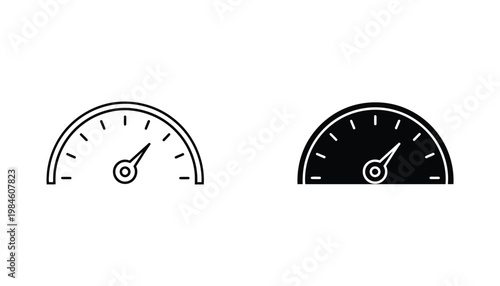 Speedometer Gauge Measure Performance Metric