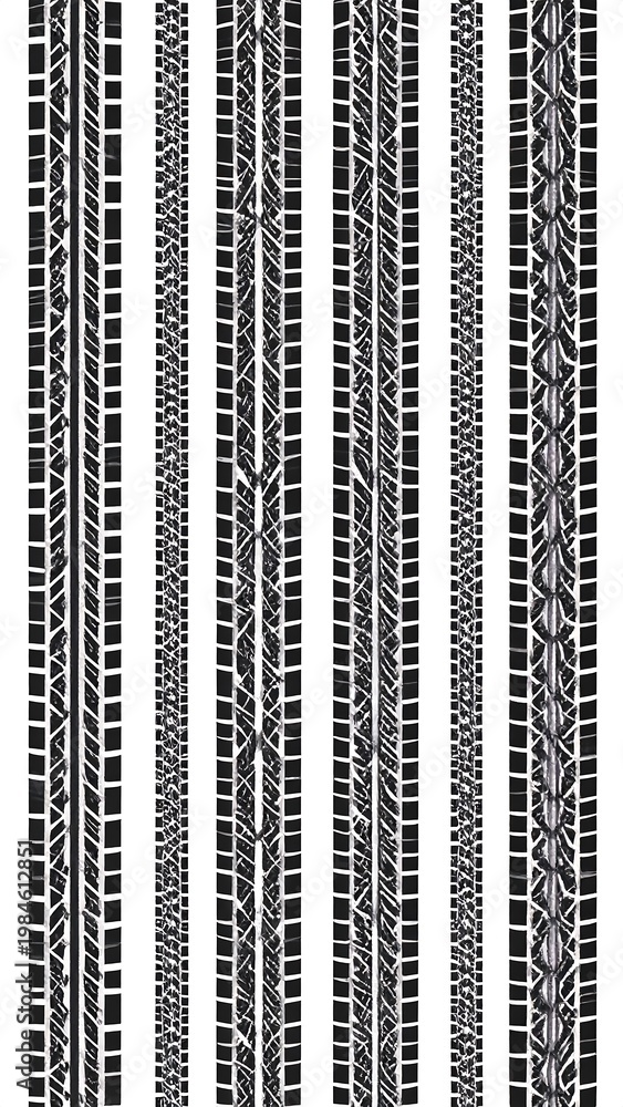 Tire tread seamless.