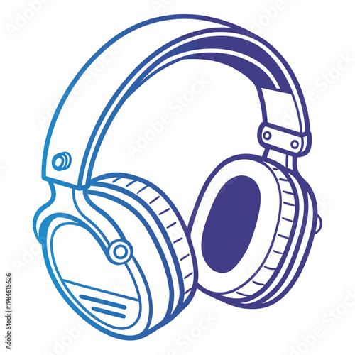 Professional studio headphones for audio mixing.