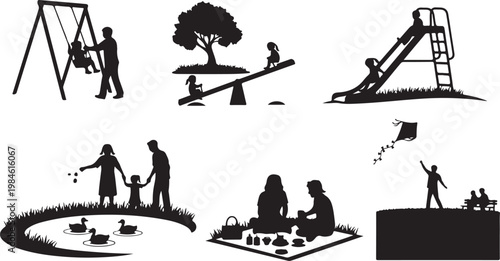 Black and white of people enjoying winter sports and activities