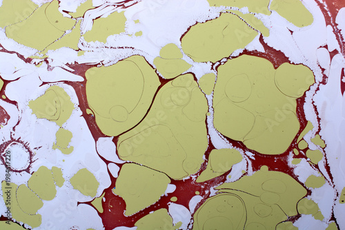 Decorative Ebru marbling texture for abstract background design