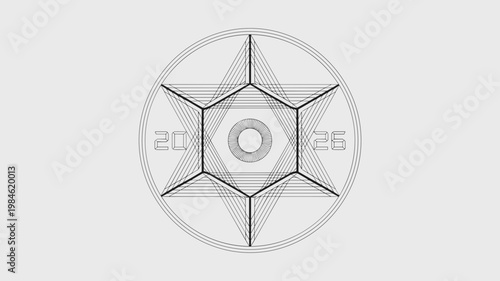 Minimalist augmented reality device case illustration - for vision technology marketing