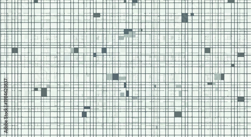 abstract grid pattern texture with blue square background