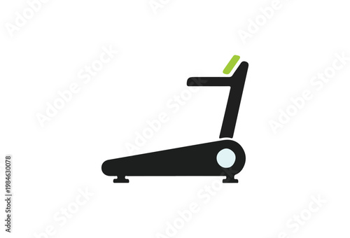 Treadmill icon, fitness equipment, gym machine, workout gear, exercise device