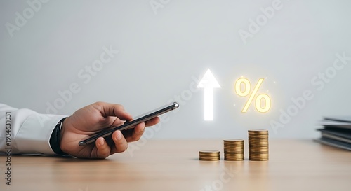 Mobile banking and financial growth a visual representation of digital finance
